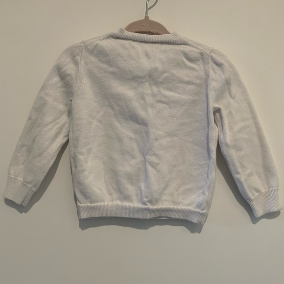 Crewcuts white cardigan with buttons. Size 2. - Picture 2 of 4
